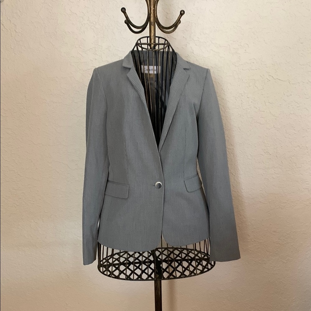 🔥CALVIN KLEIN  Women's Gray Blazer
